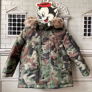 Polo Ralph Lauren Kids Unisex Camo Water-Resistant Down Parka - 3/3T